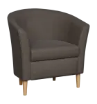 CHARLOTTE 1, křeslo, látka šedá